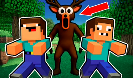 About 99 Nights in the Forest with Noob and Pro! image